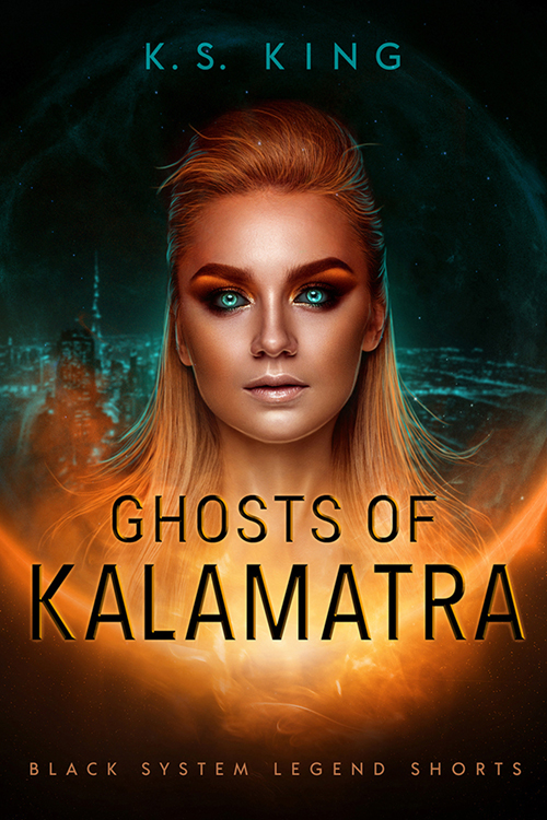 Ghosts of Kalamatra: Science Fiction Book Cover Design